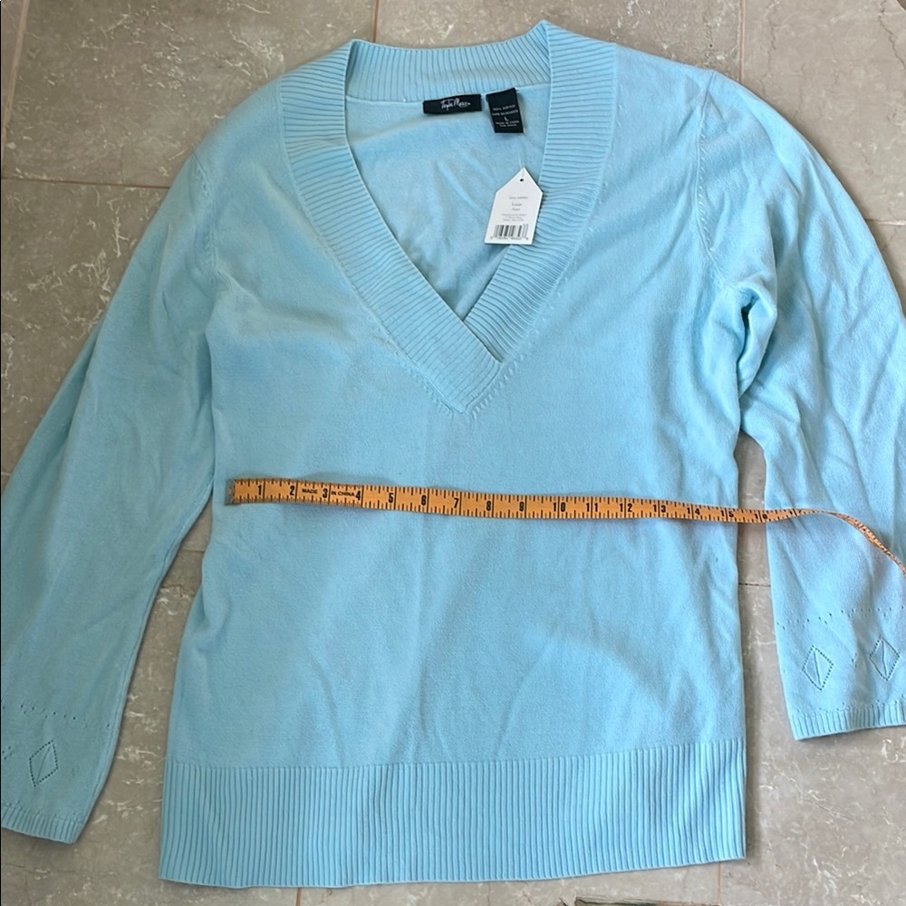Taylor Marc’s Women's Light Blue Sweater